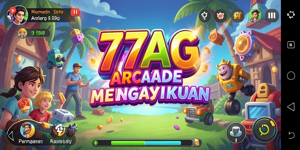 Screenshot gameplay 77AG yang penuh aksi dan seru.