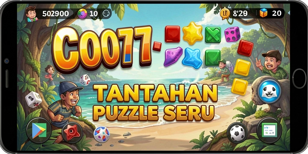 Tampilan menarik dari permainan Puzzle yang menantang dan seru.
