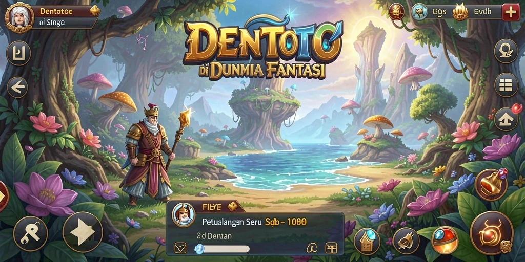 Screenshot menampilkan aksi seru dalam gameplay DENTOTO.