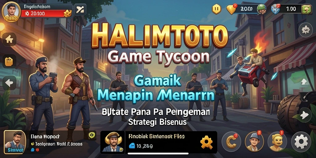 Tampilan gameplay menarik dari HALIMTOTO yang menantang dan interaktif.