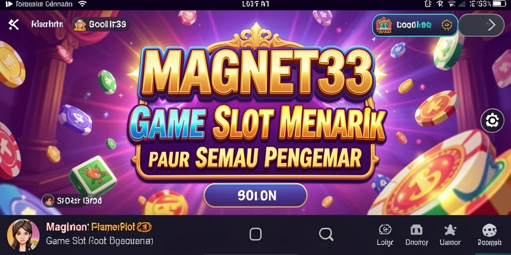 Screenshot gameplay MAGNET33 menampilkan keseruan permainan Slot.