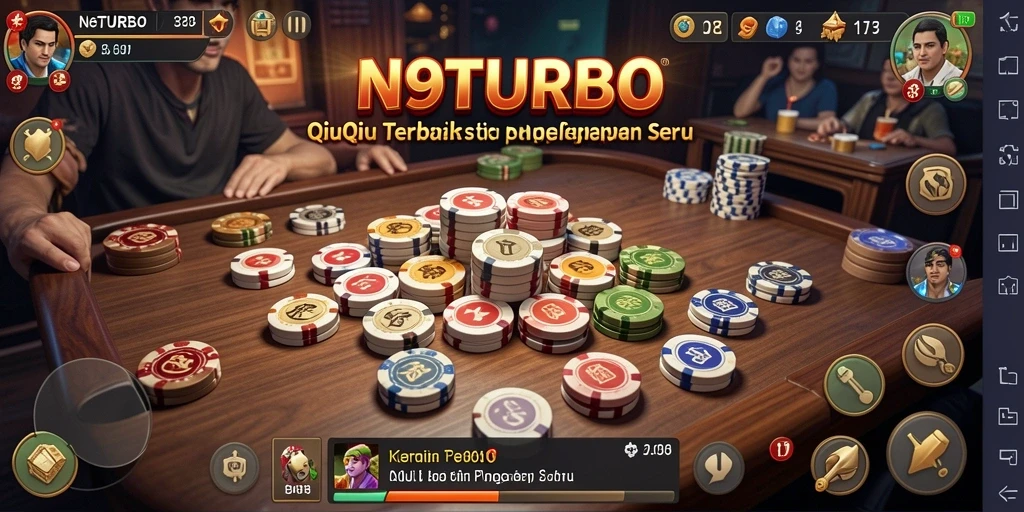 Tampilan gameplay N9TURBO yang menarik dan seru.