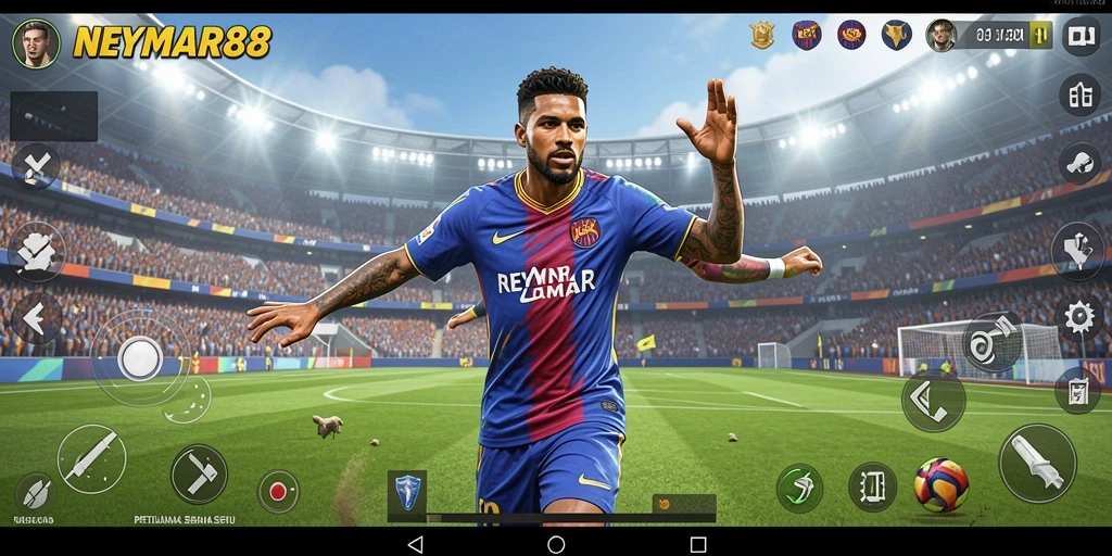 Tampilan gameplay seru di NEYMAR88 dengan aksi penuh petualangan.
