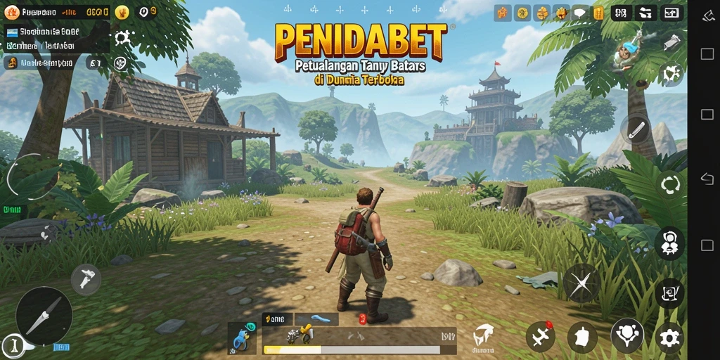 Tampilan gameplay PENIDABET yang menakjubkan di dunia terbuka.
