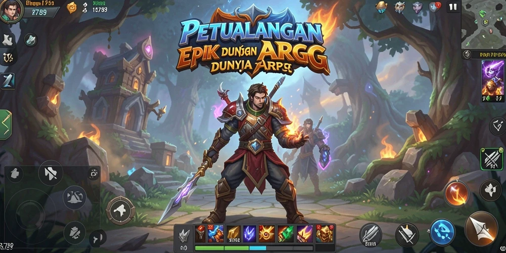 Screenshot gameplay RR789 yang menampilkan aksi pertarungan seru dalam dunia ARPG.