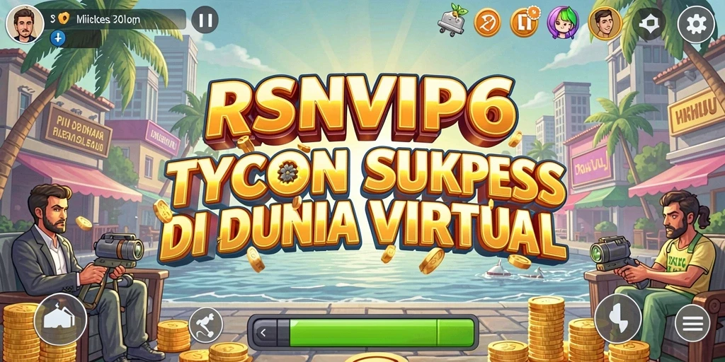 Screenshot utama RSNVIP6 menampilkan gameplay Tycoon yang seru.