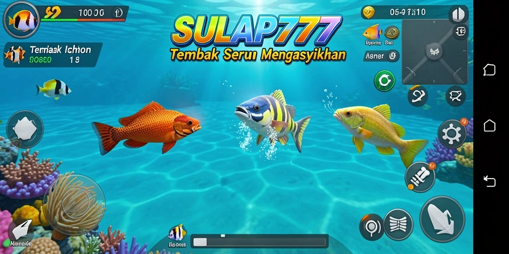 Tangkapan layar SULAP777 menampilkan aksi menembak ikan yang seru.