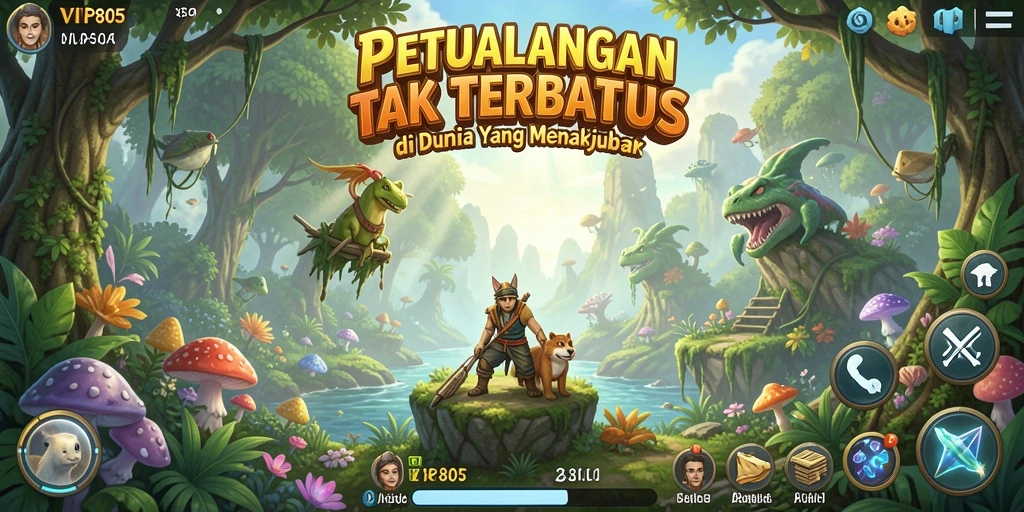 Screenshot gameplay VIP805 menunjukkan petualangan seru dalam dunia yang menakjubkan.