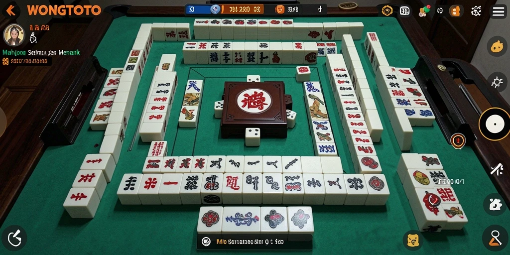 Screenshot gameplay <strong>WONGTOTO</strong> yang menampilkan keseruan bermain Mahjong.
