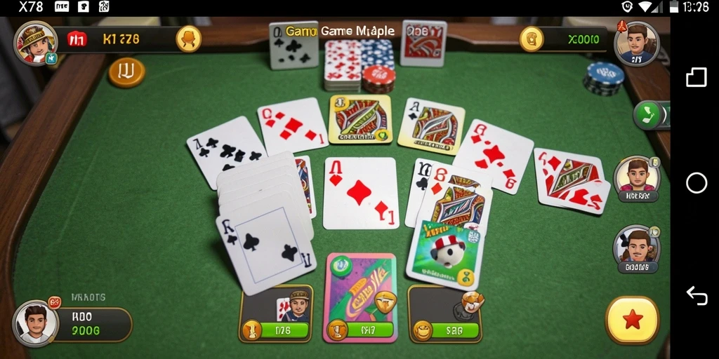 Screenshot gameplay Gaple yang seru di X78.